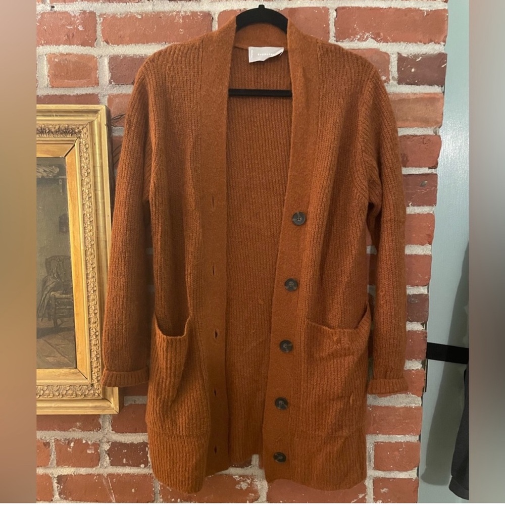 Everlane Brown Women's Cardigan Sweater
